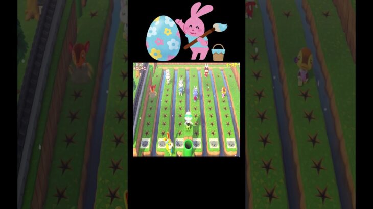 イースター落とし穴デスレース🐣💥#あつ森 #落とし穴レース