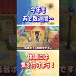 【あつ森】体調には 気を付けよう💊