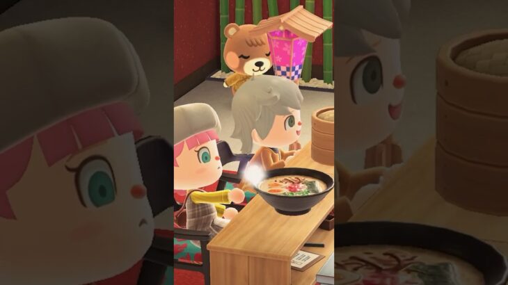 【あつ森アニメ】中華料理屋の酢豚が食べたい🍜🥟#あつ森 #あつまれどうぶつの森