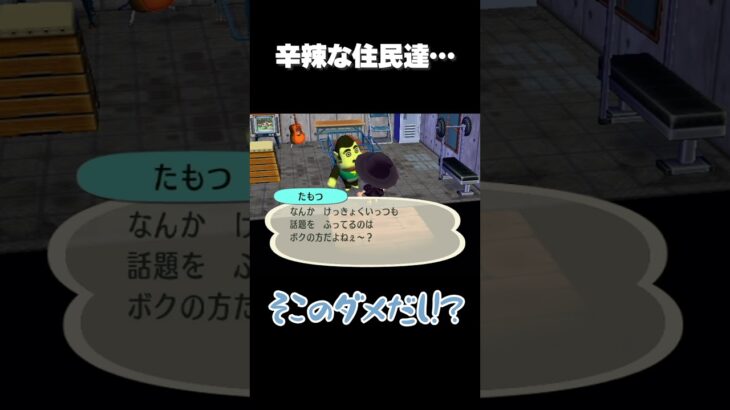 あつ森では考えられない街森住民との会話【街へいこうよどうぶつの森】
