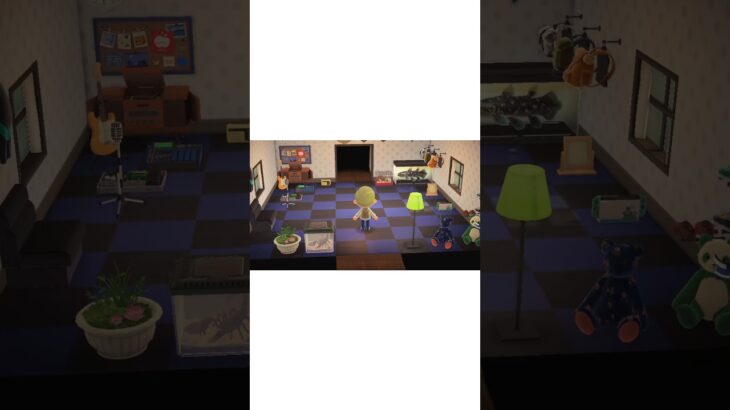 【あつ森】ある住民がマイホームに来た時の様子。