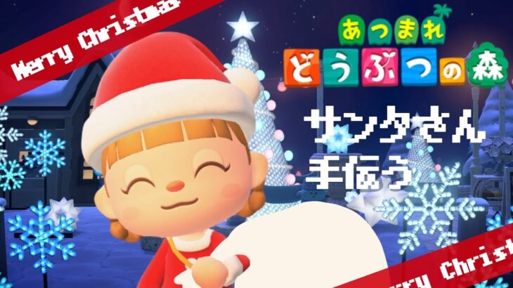 メリークリスマス🎄今年も白い袋を背負う🎅【あつまれどうぶつの森】【生配信】
