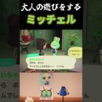 【あつ森】プレイヤーと大人のゲームをするミッチェルくん #あつまれどうぶつの森 #あつ森