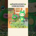 【あつ森】まさかの！？ジェネリックなカエルの姿でついに出会えましたw【あつまれどうぶつの森】#shorts #あつ森