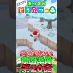 【あつ森】　出遅れ借金あつ森生活第20話『農園準備』