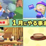 【あつ森】アプデ間近！2026年版１月にやるべき事！超短期間の限定家具や公式からの新情報などまとめて紹介【時間操作なし攻略】