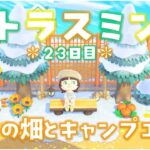 【あつ森】自宅の畑とキャンプエリアを島クリ！シトラスミン島＊23日目＊【生放送】