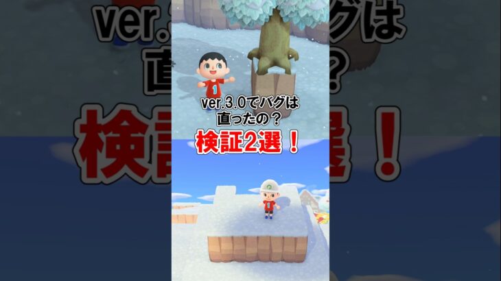 【検証2選】ver.3.0でバグは治ったの？【あつ森】@ほのげ