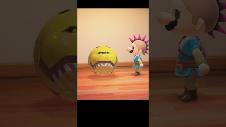 カニタンクに触る　丸まる　#あつ森 #あつまれどうぶつの森 #スプラトゥーン3