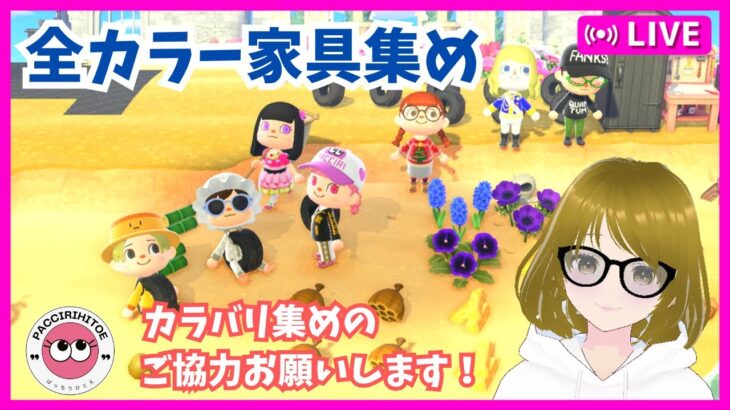 #350【あつ森】【あつまれどうぶつの森】全カラー家具集め　ご協力お願いします！