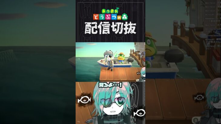 【あつ森】まきエサ50個使ってもタイが一匹しか出ないってマジ　 #個人vtuber  #配信切り抜き #切り抜き動画 #あつまれどうぶつの森