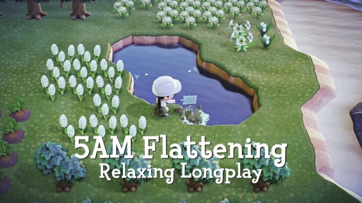 あつ森 居心地の良い5時のBGMで更地作業|  | 5am flattening ACNH Relaxing Longplay (No Commentary)