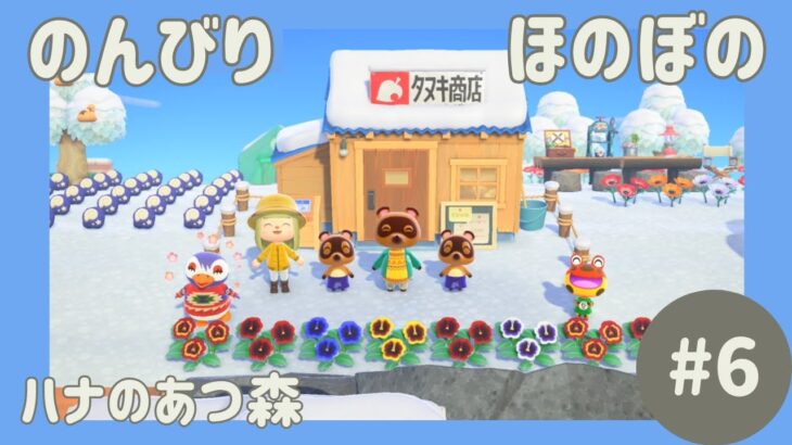 #6【ハナのあつ森】博物館と商店がついにオープン！【あつまれどうぶつの森 のんびり実況】