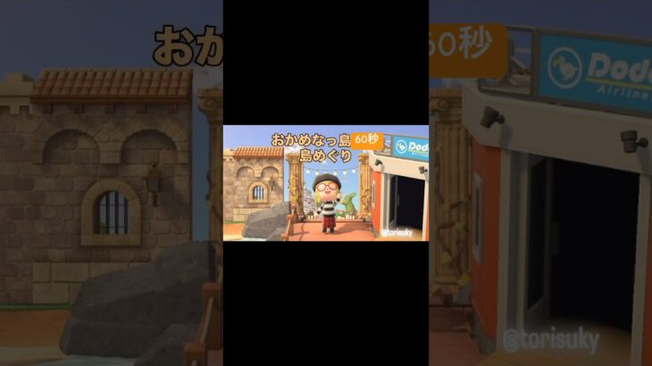 60秒島紹介🏝 #あつ森 #あつまれどうぶつの森 #あつ森好きな人と繋がりたい #animalcrossing #おかめなっ島 #acnh #torisuky #島紹介 #tour #shorts