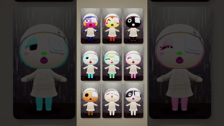 【こわいうた】ホラーなのにニコニコなウサギ9選 #あつ森 #けけアイドル #animalcrossing #あつまれどうぶつの森