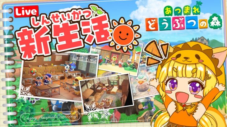 【あつ森】Day15🌳🐿️かっぺい来るか…!?🥒金策用の大きな果樹園&畑エリアを作る！！