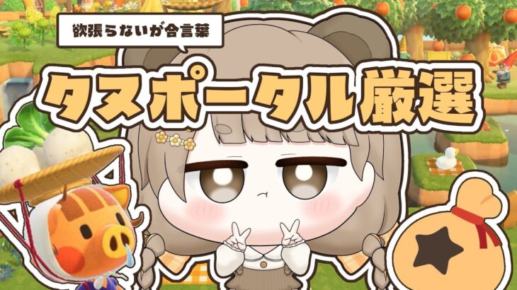 【 あつ森 】 アプデ直前！タヌポータル厳選カブ活 💰 【 絵本のような島 / #ぷにLIVE 】