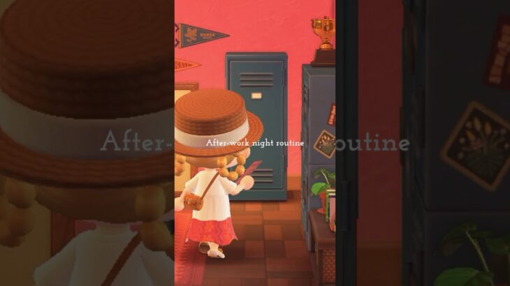 仕事終わりのナイトルーティン🌃あつ森Vlog🌳 #animalcrossingnewhorizons #animalcrossing #acnh #あつ森 #あつまれどうぶつの森 #vlog