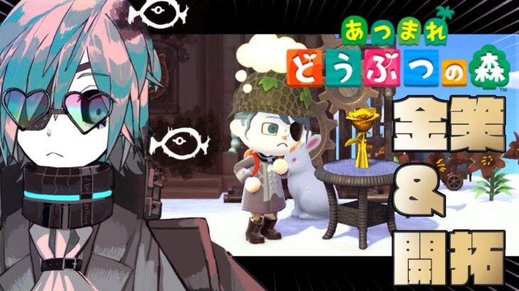 【あつ森】アプデ待機勢、気づいたら目前で急いで資源をかき集める【あのにむ/個人Vtuber】