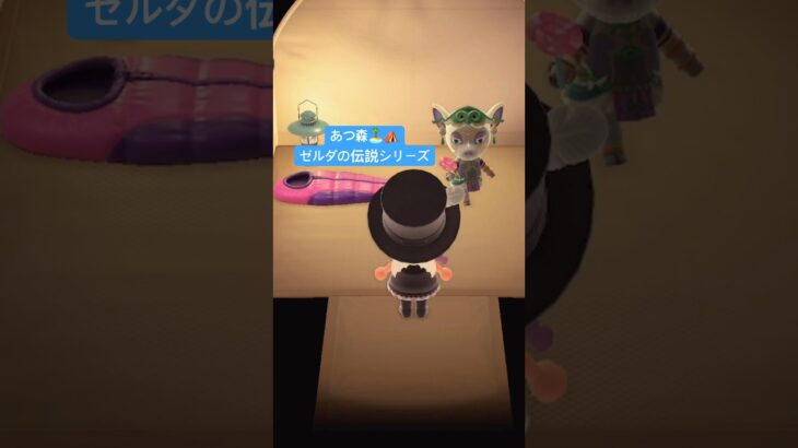 【あつ森】🏝️⛺️ゼルダの伝説シリーズ⚔️ミネル様を呼び出せた〜💕#あつまれどうぶつの森 #あつ森 #acnh