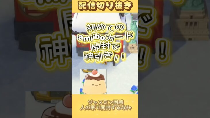 初めてのamiiboカード開封で神引き！#あつ森 #あつまれどうぶつの森 #amiibo