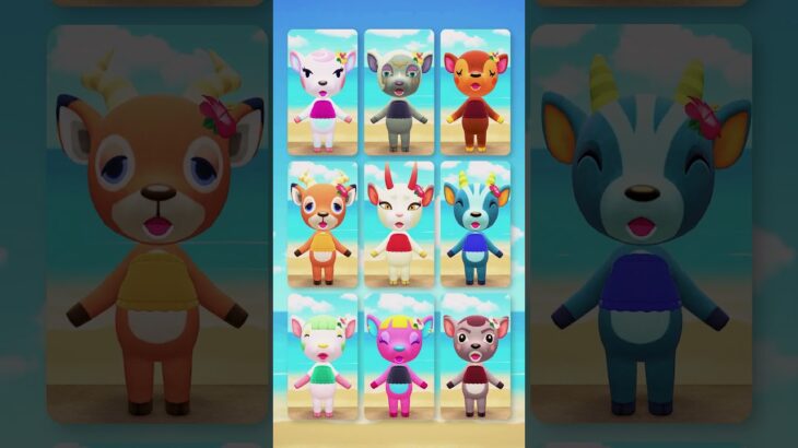 【エレキそんぐ】水着で歌うシカガールズ？？ #あつ森 #けけアイドル #animalcrossing #あつまれどうぶつの森