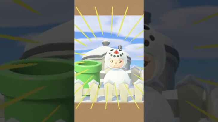 雪だるまになりたい…‼️🥺☃️ #あつ森 #あつまれどうぶつの森 #animalcrossing #acnh #雪だるま #ゲーム実況