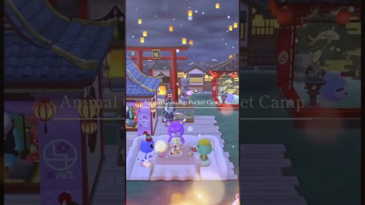 ポケ森で和風テイストで作ってみました✨#どうぶつの森 #ポケ森コンプリート #japan #あつ森#games #ゲーム