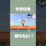 マグロを釣るまで終われません🐟/前編#あつ森#日常#short