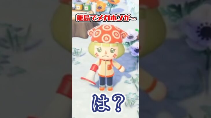 【あつ森】離島でメガホン使えると思ったら… #shorts #あつ森 #あつまれどうぶつの森 #あつ森アプデ #ゲーム実況ライブ