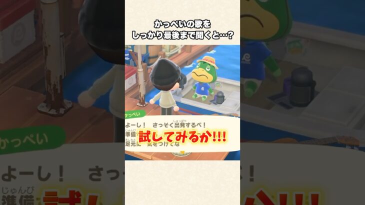 【あつ森】え！？かっぺいのレア島に必ず行ける方法！【あつまれどうぶつの森】#shorts #あつ森