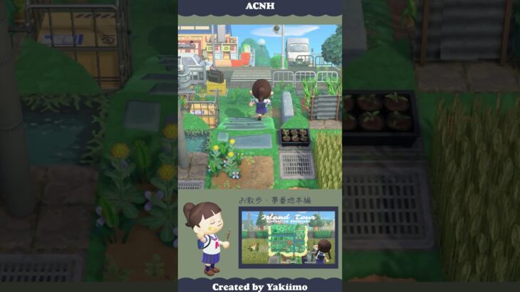 【あつ森】夏の田舎島をお散歩｜飛行所～案内所 #shorts #あつ森 #あつ森島紹介