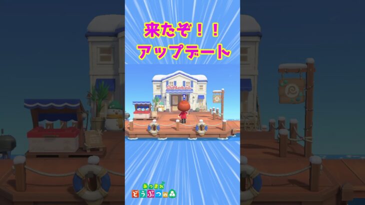 【あつ森】アップデート来たぞ★さぁホテルへ走れ！！！ #shorts