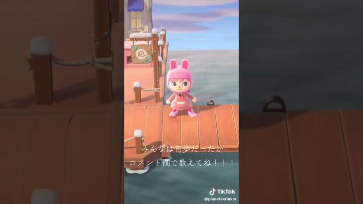 【あつ森アプデ】私よりも桟橋短い人おる？ｗｗｗ #shorts