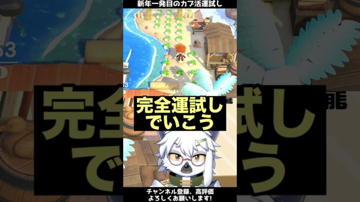 【あつ森】新年最初の運試しでとんでもない結果に…【切り抜き】#shorts #あつまれどうぶつの森 #あつ森  #切り抜き #vtuber
