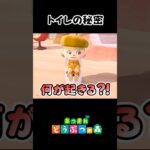 【あつ森】トイレの秘密！【小ネタ】#あつまれどうぶつの森 #あつ森 #shortvideo #shorts