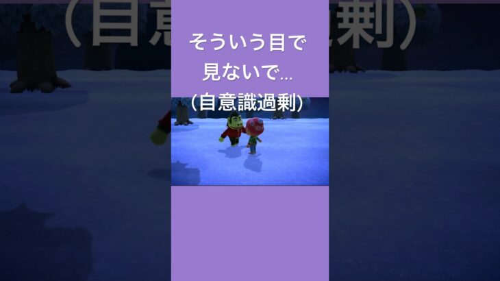 【 あつ森 】なんか一瞬身の危険を感じたのは何故だろう