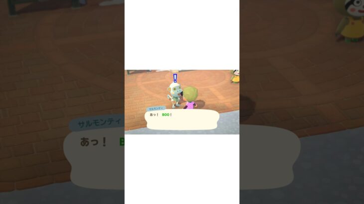 【あつ森】ある住民と久々に話した時の様子。