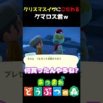 【あつ森】もうクリスマスイヴは終わったよクマロス君!!ｗ