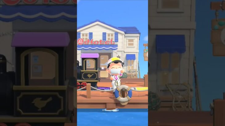 あつ森　桃鉄再現島　神アプデで沖縄のホテルを作ってみた🤣