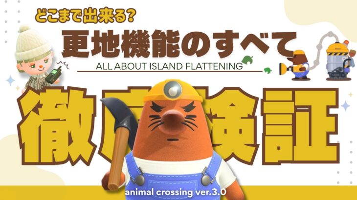 【あつ森アプデ】更地機能を徹底検証！どこまで出来る？島クリガチ勢の願いは叶う？