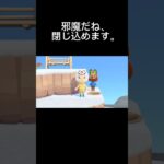 邪魔だね、閉じ込めます　#あつ森