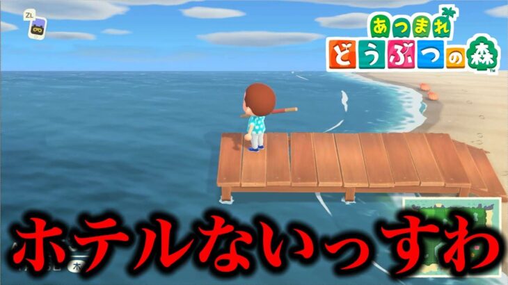 みんなあつ森のアプデ楽しんでるのに僕の島にはホテルが来ない【あつ森小ネタ】