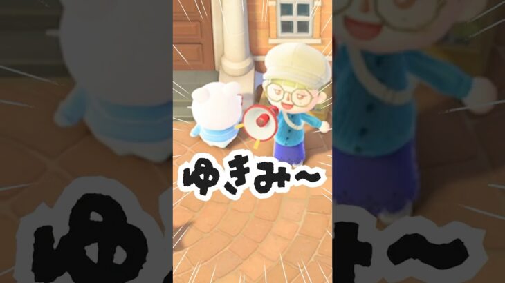 ゆきみ〜〜〜〜〜‼️（至近距離クソデカボイス）【あつ森】