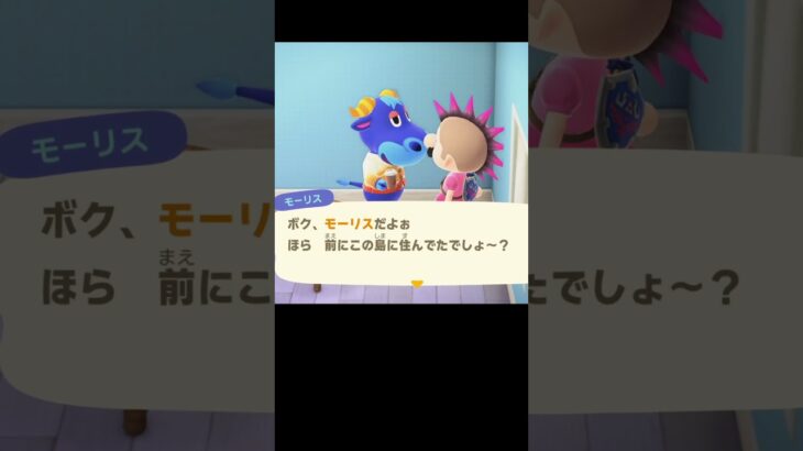 前に住んでた住人と再会！ #あつ森 #あつまれどうぶつの森