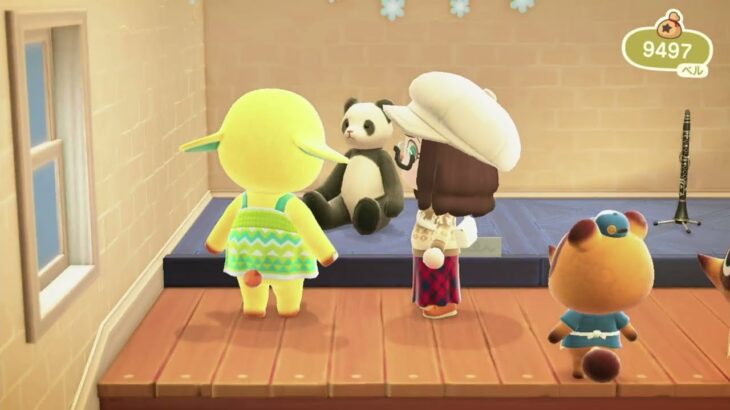 あつまれどうぶつの森　アップデート前の準備　博物館に納めに行く