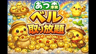 【あつ森実況】ベル取り放題！参加型！【初見さん歓迎！】