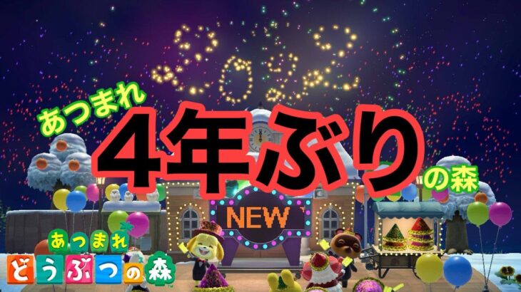 【あつ森】あつまれ４年ぶりに今更のこのこと帰ってくる無責任な奴の森【あつまれどうぶつの森】