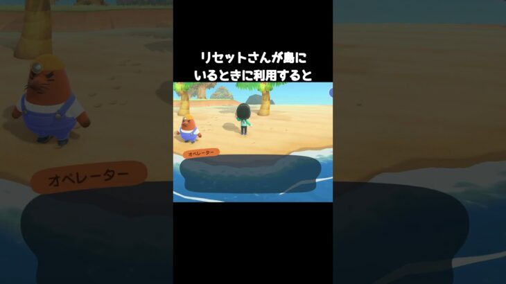 【あつ森】緊急脱出サービスの小ネタ#あつまれ動物の森