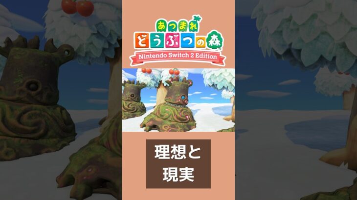 理想と現実【あつ森/ブレワイ】